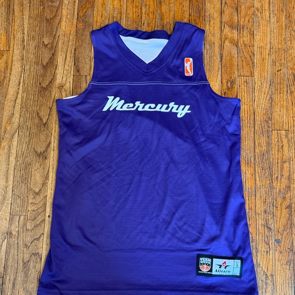 WNBA Mercury Purple Jersey with Script Logo